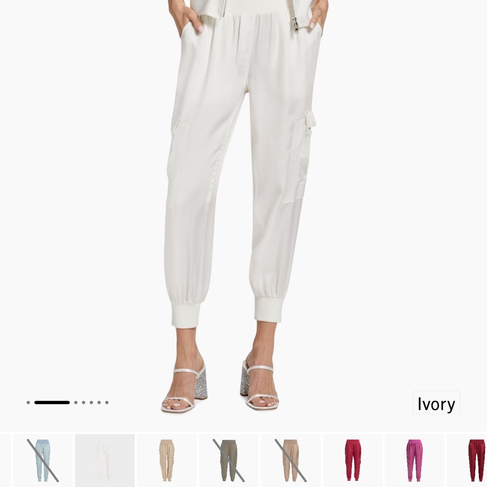 Cinq à Sept Ivory Joggers